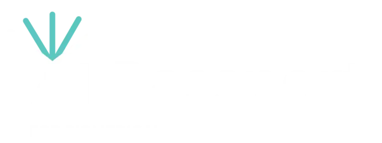 AI passport logo in white and teal