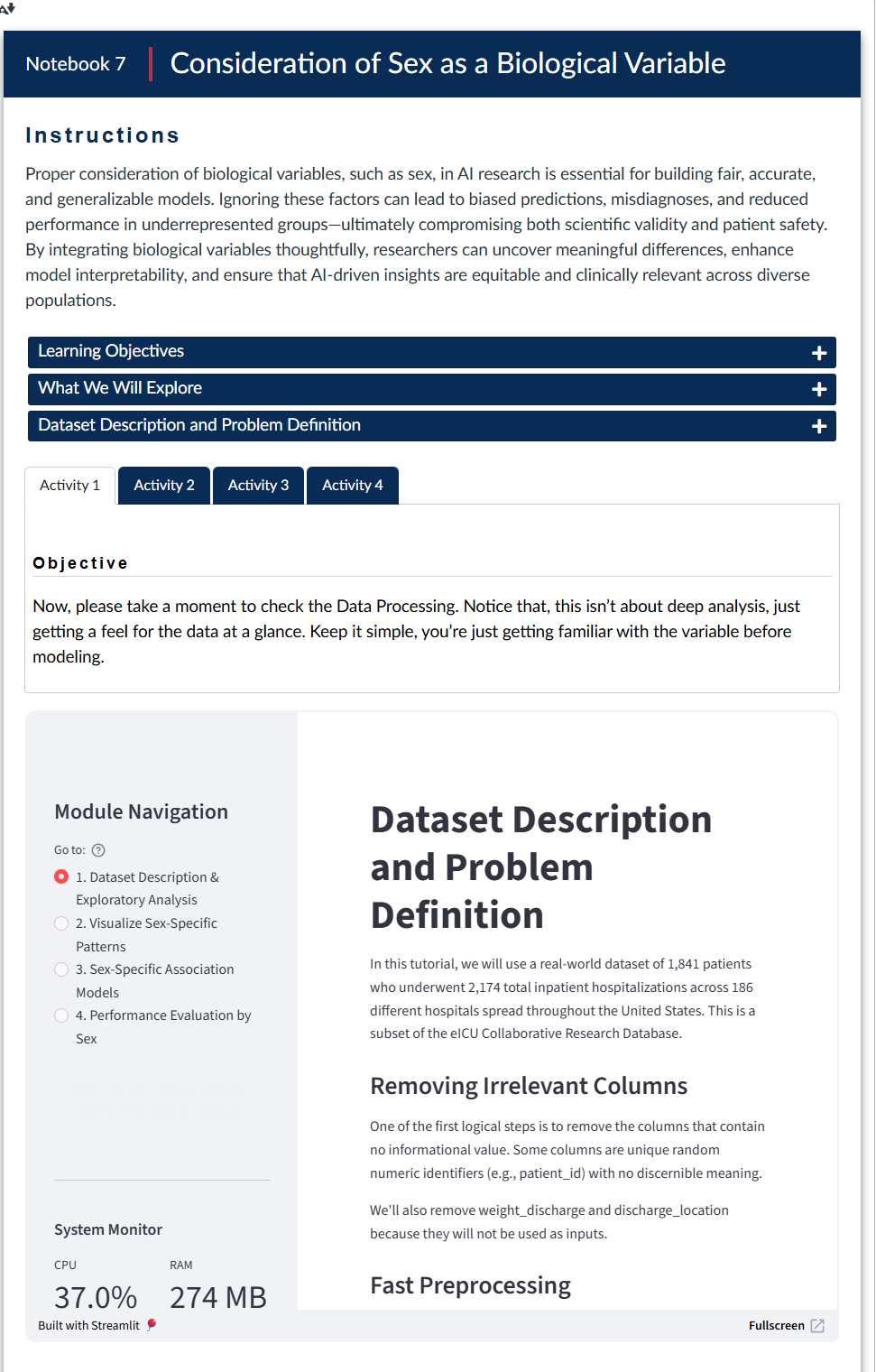 Dataset Description and Exploratory Analysis